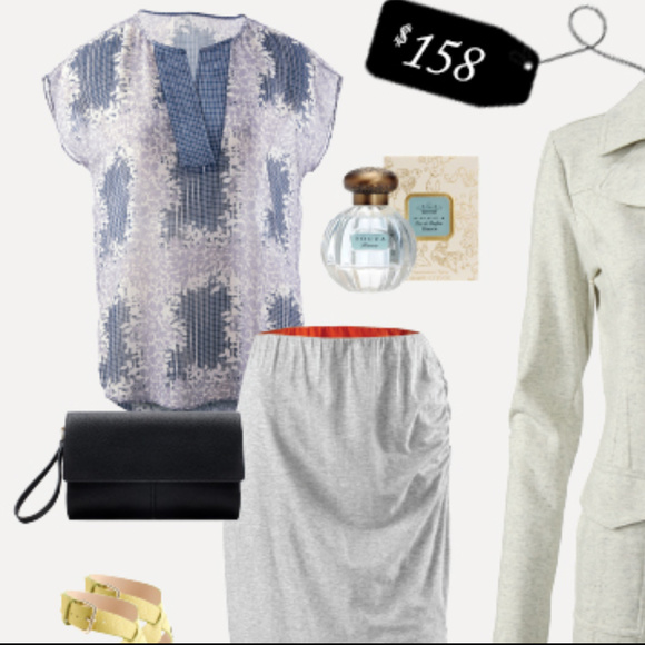 Beautiful cabi Spring 2015 Printed Stitch Blouse - Picture 6 of 6